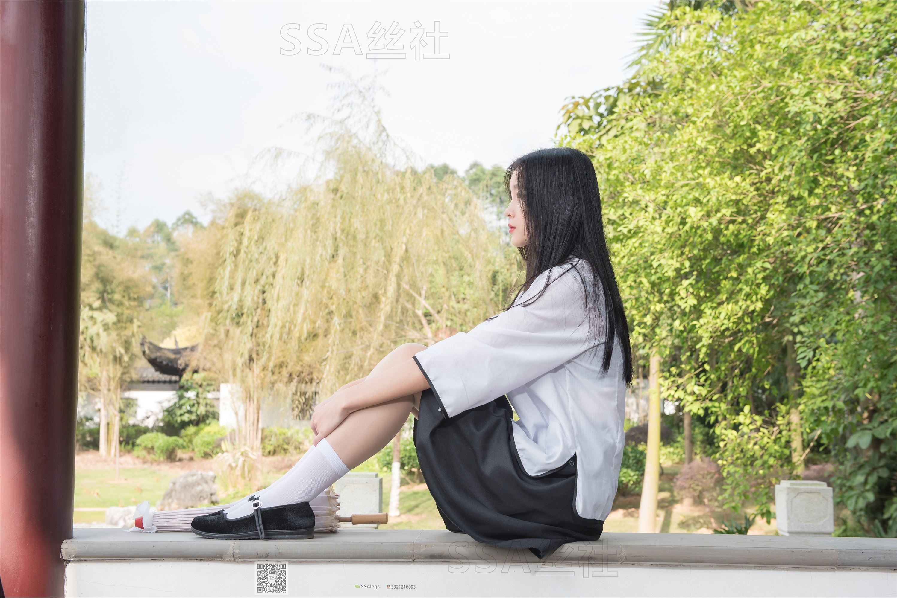 SSA丝社 超清写真 NO.068 君君 民国学妹肉丝白袜